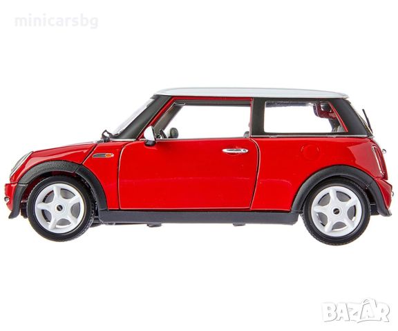 1:18 Метални колички: Mini Cooper - Bburago Gold, снимка 3 - Колекции - 45143336