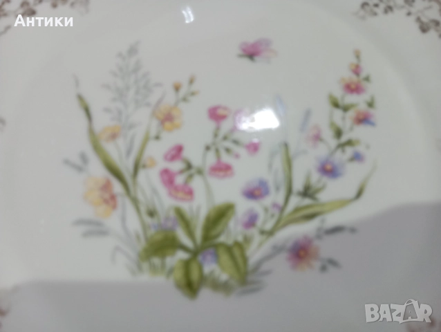 Порцеланова голяма баварска прекрасна чиния  , снимка 8 - Чинии - 52627601