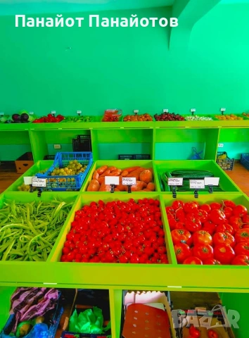 6 бр. стелажи за плодове и зеленчуци – 2 м – 1700 евро, снимка 2 - Стелажи и щандове - 54181479