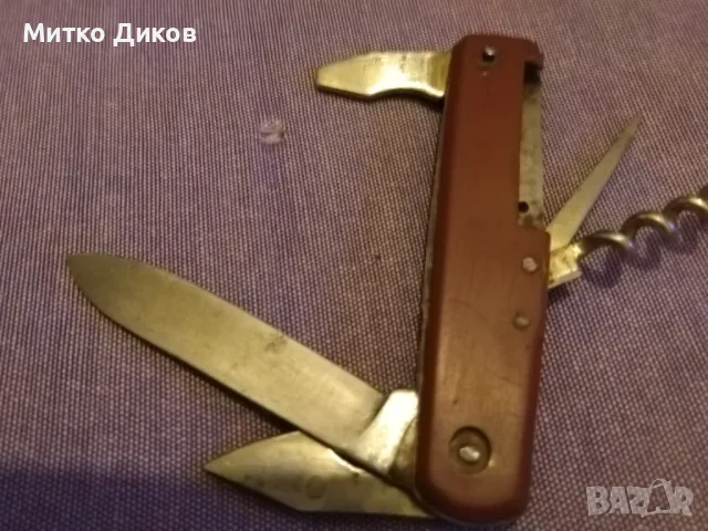 PRADEL марково ножче пет части на френската армия  без луфт, снимка 5 - Ножове - 49799928