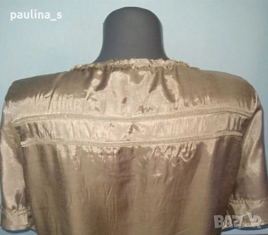 Два различни броя / Винтидж! Екзотична копринена туника "soya concept" и "Fransa" / голям размер , снимка 16 - Туники - 46637618