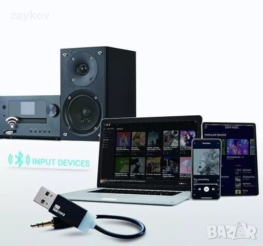Bluetooth адаптер с LDAC и DAC, Hi-Fi Bluetooth 5.0, снимка 3 - Друга електроника - 45733482