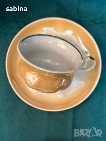 Руски порцелан-сервиз за кафе, снимка 11 - Сервизи - 50717331