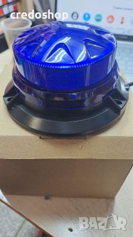 LED сигнална лампа полицейски сигнален, син буркан
