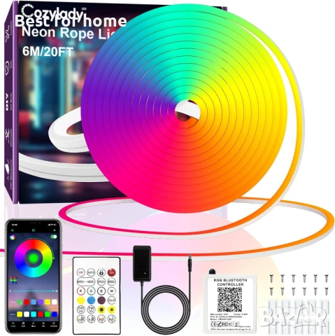 Cozylady водоустойчива RGB неонова светлина