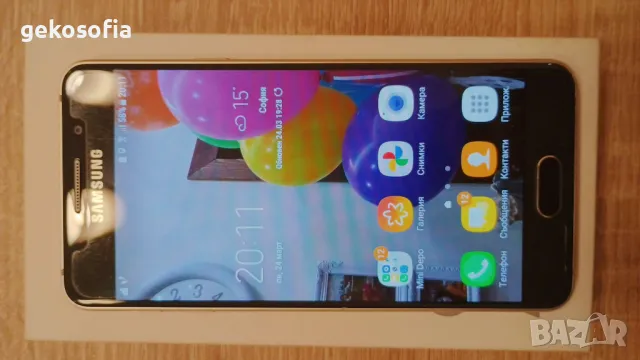 Супер запазен Samsung Galaxy A3 Gold / като НОВ /, снимка 6 - Samsung - 49934611