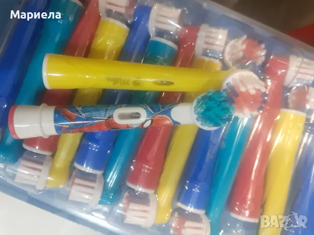 Резервни глави за детска четка Oral-b 16бр , Накрайници за детски електрическа четка, снимка 4 - Други стоки за дома - 47259523