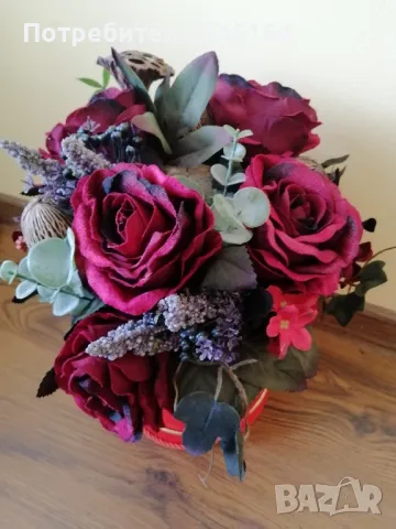 Рози изкуствени обемни , снимка 5 - Декорация за дома - 49401092