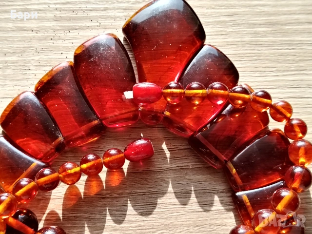 Красив гердан от кехлибар 3, снимка 5 - Колиета, медальони, синджири - 53614352