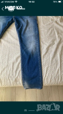 Мъжки дънки True Religion Rocco Relaxed Skinny Jeans USA, снимка 5 - Дънки - 50779217