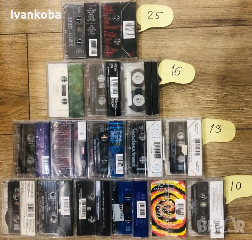 Оригинални касети с метъл и рок, снимка 2 - Аудио касети - 52118424