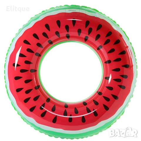 Надуваем пояс Диня 120 см – здрав PVC, атрактивен летен дизайн за плаж и басейн, снимка 2 - Други стоки за дома - 54219630