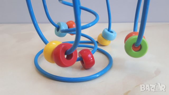 Метална играчка с пръстени за малки деца, снимка 4 - Образователни игри - 45761121
