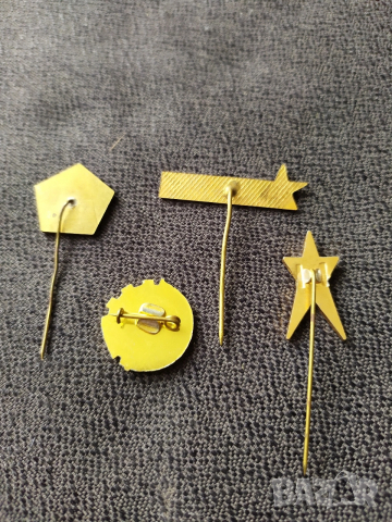 4 соц. значки - ком. пропаганда, снимка 2 - Колекции - 50755617