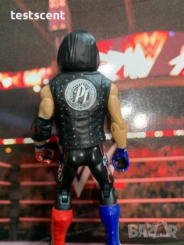 Екшън фигура WWE Elite AJ Styles Ей Джей Стайлс Mattel Figure, снимка 14 - Фигурки - 49511783