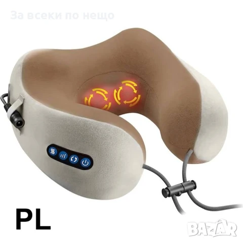 Масажна възглавница за врат с мемори пяна Код P880, снимка 4 - Масажори - 50993807