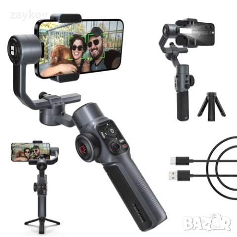 ZHIYUN Smooth-5S [Официален] 3-осен стабилизатор за iPhone със статив