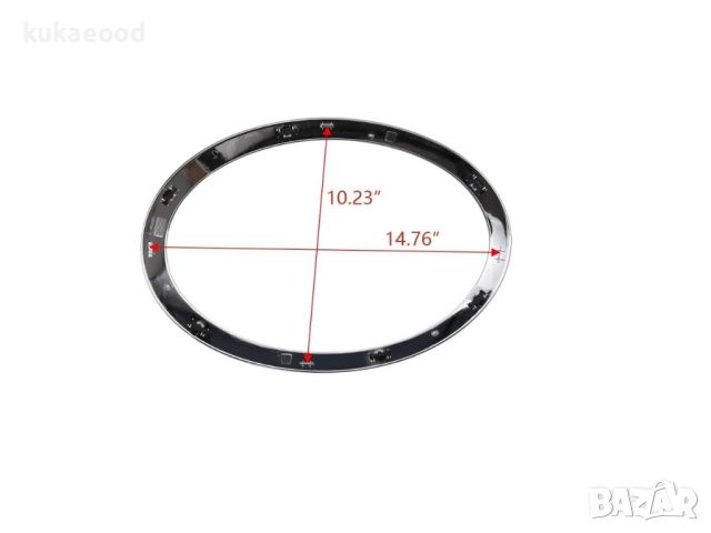 Декоративен пръстен за фарове на Mini Cooper R56 / R57 MK2 (2007-2015), снимка 2 - Части - 45620281