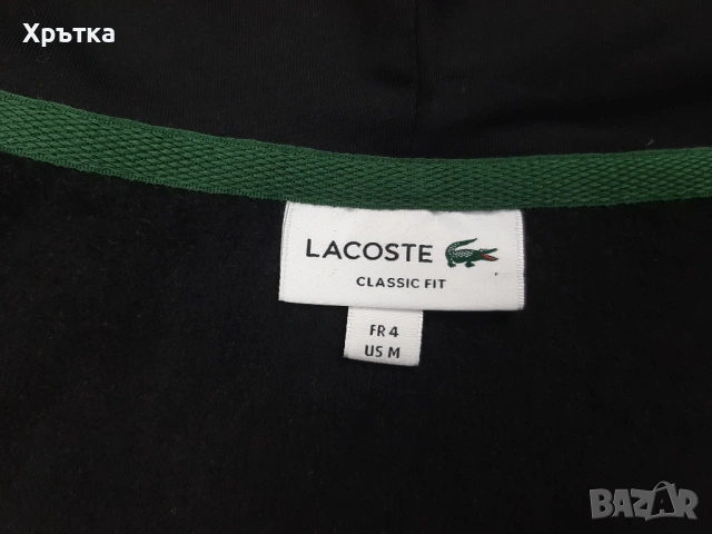 Lacoste Full Zip Hoodie - Оригинално мъжко горнище размер M, снимка 9 - Спортни дрехи, екипи - 53465693