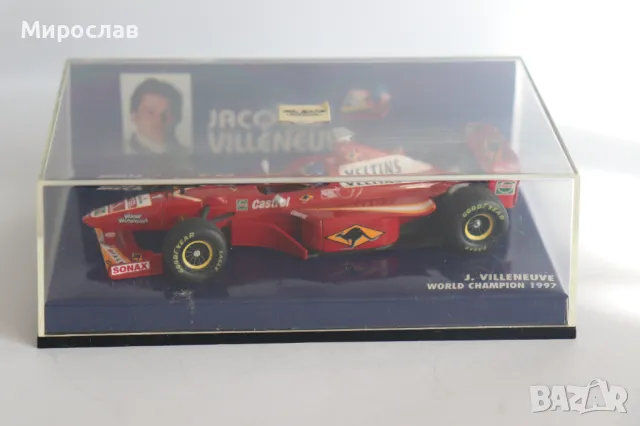 1:43 MINICHAMPS WILLIAMS J. WILLENEUVE ФОРМУЛА 1 F1 МОДЕЛ БОЛИД, снимка 7 - Колекции - 49271165