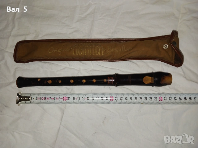 Стара дървена блокфлейта ALEXANDER HEINRICH - Германия