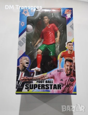Фигурка в Кутия играчка на Роналдо Португалия 20см Футбол