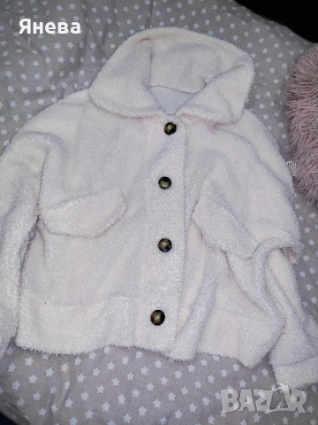 Бяло дамско палто, снимка 3 - Палта, манта - 51857706