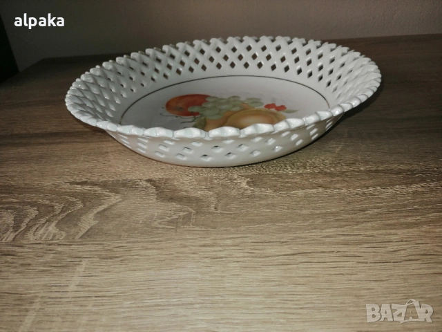 Продавам орнаментна фруктиера / чиния - китайски порцелан, снимка 2 - Чинии - 53484904
