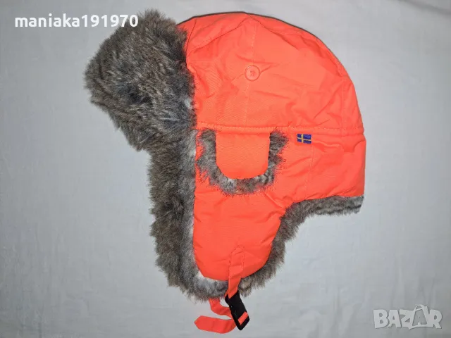 Fjallraven Värmland Heater Safety Orange Trapper мъжка ловна шапка, снимка 3 - Шапки - 48373885