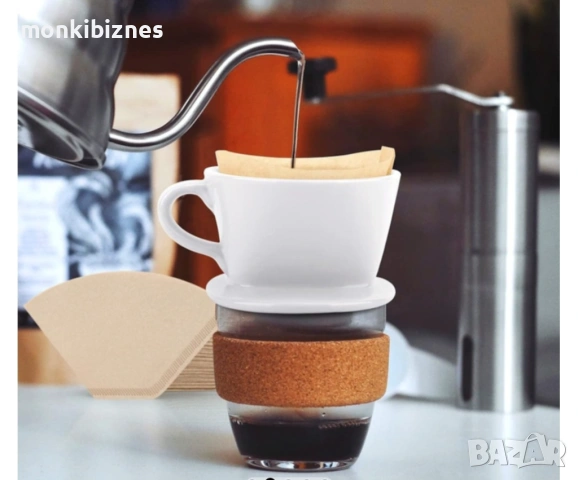 Филтри за кафе 100бр в опаковка!, снимка 3 - Кафемашини - 53790476