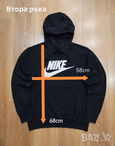 Nike fleece горнище мъжка оригинален , снимка 7 - Спортни дрехи, екипи - 52997227