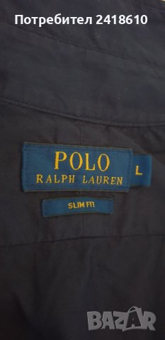 POLO Ralph Lauren Slim Fit Pique Cotton Mens Size L ОРИГИНАЛ! Мъжка Риза!, снимка 11 - Ризи - 46759238