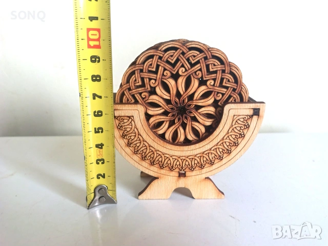 Страхотни Дървени Подложки Със Стойка, снимка 8 - Декорация за дома - 53518565