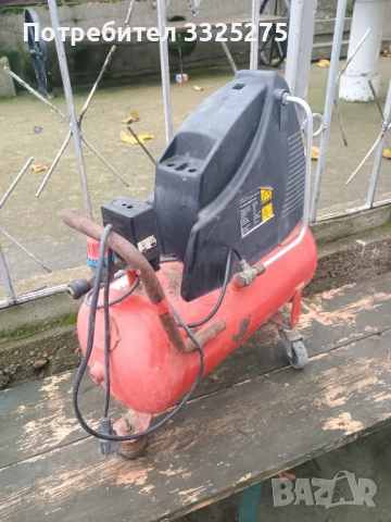 Компресор за сгъстен въздух 24л., снимка 7 - Компресори - 52748268