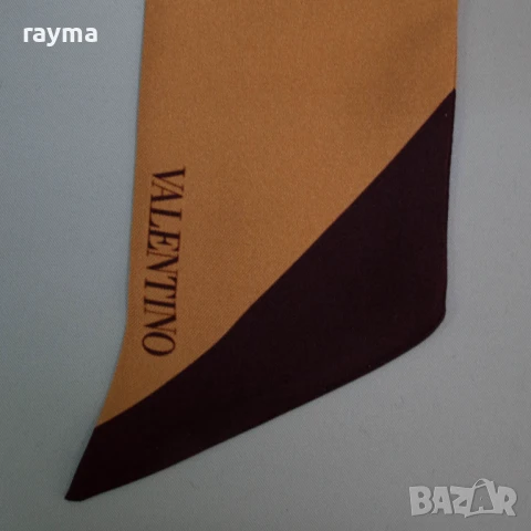 Valentino копринен шал, снимка 2 - Шалове - 51194254