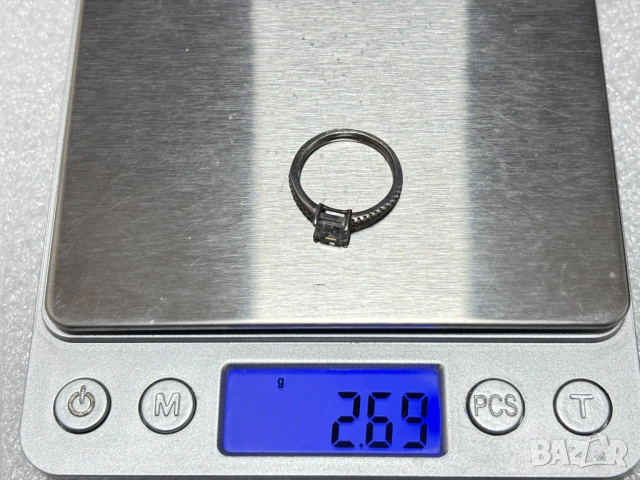 Дамски Сребърен Пръстен (проба 925)- 2,69 грама, снимка 13 - Пръстени - 53511079