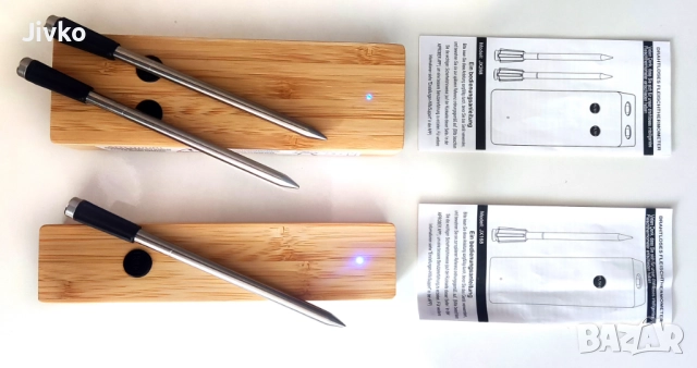 термометри 2бр за месо - wireless, smart, IP67