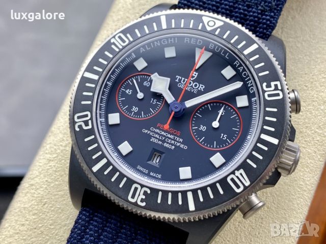 Мъжки часовник Tudor Pelagos FXD Alinghi Red Bull Racing с автоматичен механизъм, снимка 3 - Мъжки - 46638886