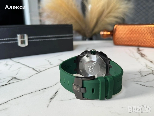 Мъжки ръчен часовник Audemars Piguet Royal Oak Offshore AP chronograph green зелен, снимка 2 - Мъжки - 53541330
