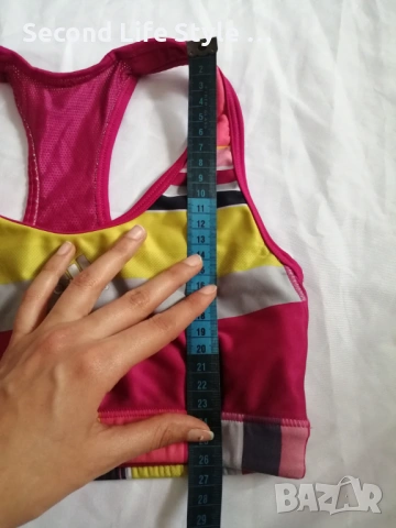 Adidas techfit оригинално дамско спортно бюстие р-р XXS-XS, снимка 18 - Корсети, бюстиета, топове - 54044844