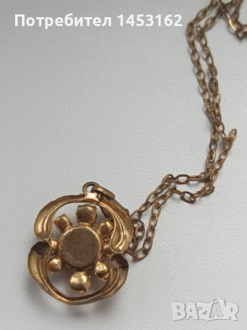 Старинно колие с кристали , снимка 2 - Колиета, медальони, синджири - 50844097