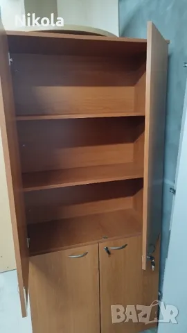 Офис шкаф - гардероб с четири врати и 5бр. рафтове 86/40/194, снимка 5 - Шкафове - 41500557