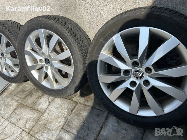 Джанти шкода 17, снимка 2 - Гуми и джанти - 54095953