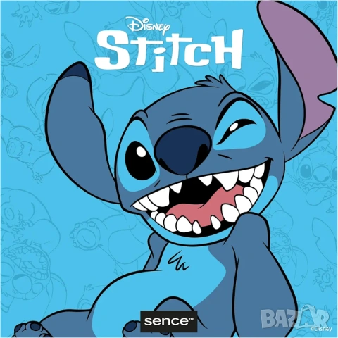 Disney Stitch 3D шампоан и душ гел с аромат на захарен памук или боровинка) Sence Vegan Beauty 300 м, снимка 3 - За банята - 54190087
