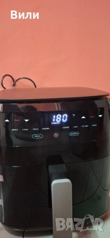 Фритюрник с горещ въздух Air Fryer XL 5 литра, снимка 7 - Фритюрници - 53622734