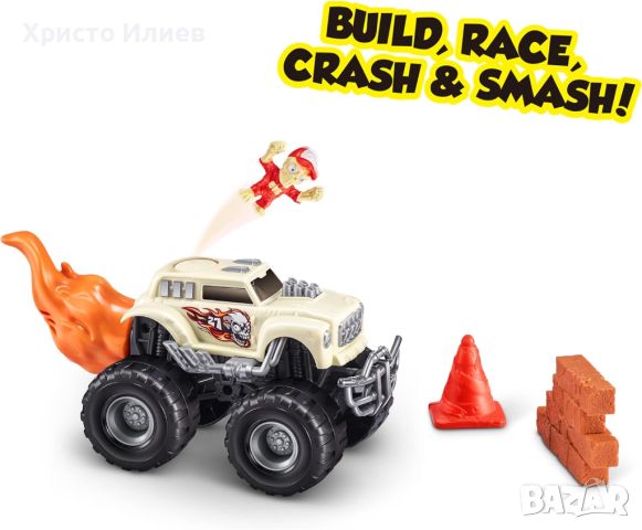 Комплект Zuru Smashers Monster Truck Яйце с 25 изненади Кола , снимка 3 - Коли, камиони, мотори, писти - 45936711