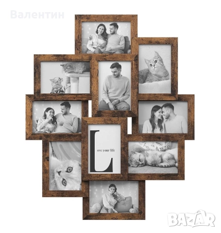 Рамки за колажни снимки SONGMICS, снимка 7 - Декорация за дома - 51693074