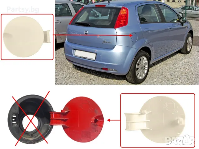 Капачка за резервоар на Fiat Grande Punto 199 (2005-2009), снимка 2 - Части - 47924137