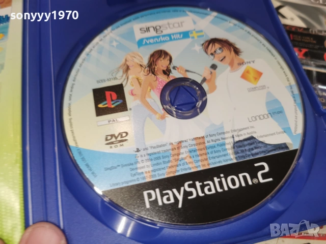 SONY PS2 GAME SINGSTAR SVENSKA HITS 2302261357, снимка 8 - Игри за PlayStation - 53592486