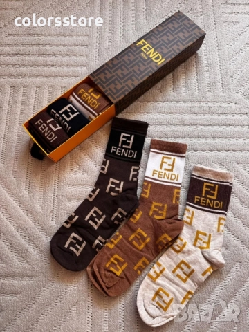 Мъжки чорапи Fendi/IM65p, снимка 2 - Мъжки чорапи - 51740089
